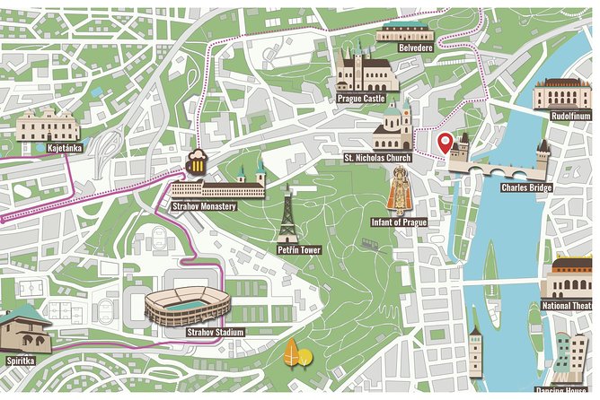 3h Small-Group Segway Tour & Free Taxi Transport ️with PragueWay - Stop 1: Strahov Monastery and the jaw-dropping Strahov Library