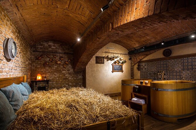 Beer bath Spa for 2 people/ 1 tub - 1,5 hour Activity in Prague - How the Beer Bath Is Prepared: Hops, Malt, Yeast, and Cold Beer Taps