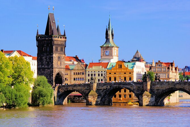 Best of Prague: Private City Walking Tour, Boat Cruise, and Typical Czech Lunch - Lesser Town tram views and the climb up to Prague Castle