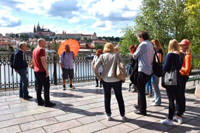 Best of Prague: Private City Walking Tour, Boat Cruise, and Typical Czech Lunch - From Křižovnické náměstí to Charles Bridge: getting the castle panorama