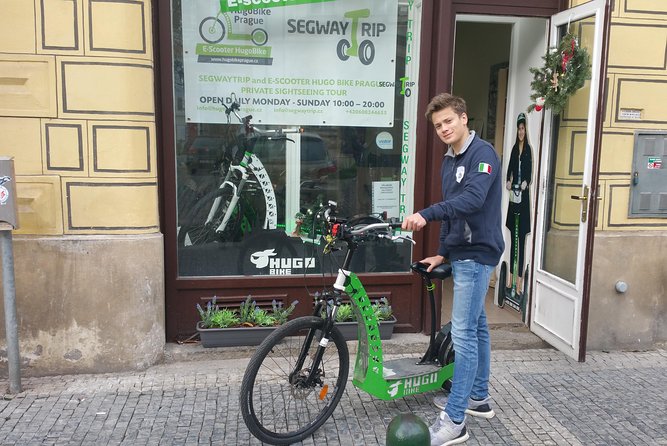 Best Prague Viewpoints: Guided E-Scooter Tour - Riding route: Old Town to Wenceslas Square without burning your legs