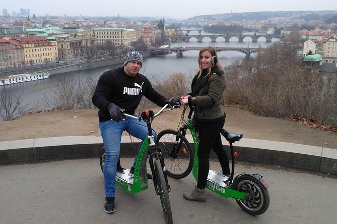 Best Prague Viewpoints: Guided E-Scooter Tour - Lesser Town and the Prague Castle stop you’ll actually remember