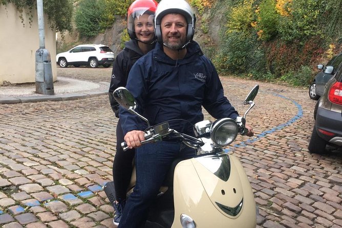 Big scooter tour of Prague, for two (audio guide) - What you get (and what you must provide): gear, insurance, and the license check