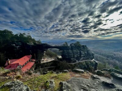 Bohemia & Saxon Switzerland Winter Day Tour from Prague - Getting to the first viewpoint: van time and expectations