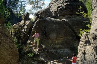 Bohemian Switzerland private hiking tour: Chronicles of Narnia - Tisa Rocks labyrinth: narrow passages and Narnia atmosphere