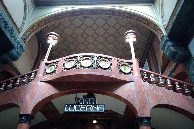 Communism and its fall Prague private tour - Lucerna Arcade: Vaclav Havel’s family and a social center vibe