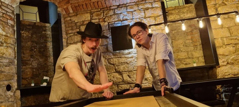 Crew Bar Prague: Open bar, ping pong or shuffleboard game - Price and value: why $90 per group can work