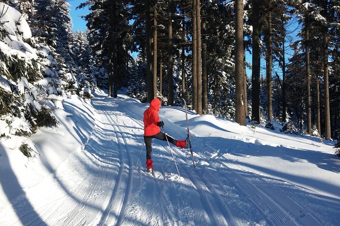 Cross-Country Skiing Guided Tour From Prague - Getting fitted and coached in the Jizera Mountains