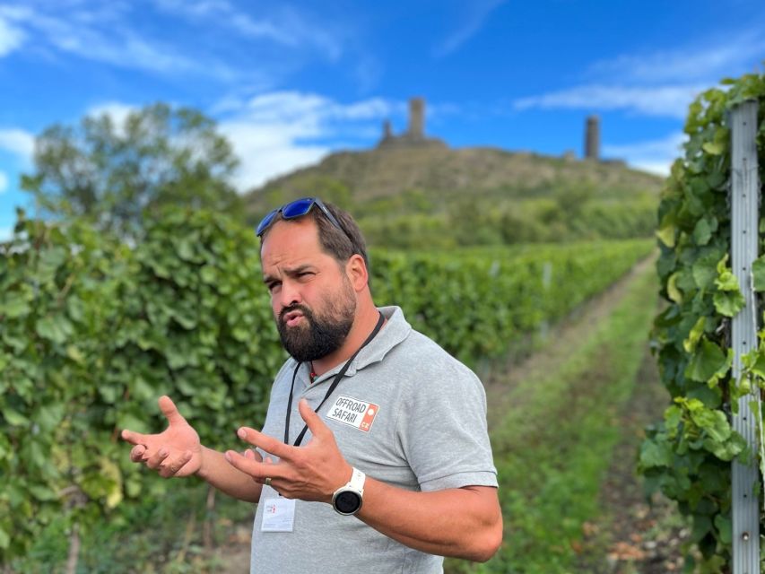 Czech Vineyards and Wine Tasting 4WD Tour with Lunch - Vineyards, then castles: how the scenery changes the mood
