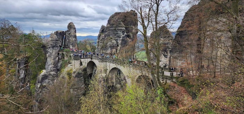 Day trip from Prague to Bohemian and Saxon Switzerland - Crossing into Bohemian Switzerland: moving from Saxon to Pravčická Gate