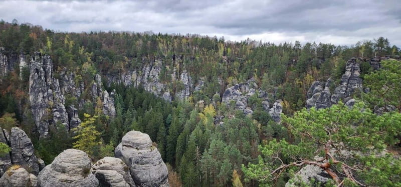 Day trip from Prague to Bohemian and Saxon Switzerland - Neurathen ruins and Bastai walking: short effort, big payoff