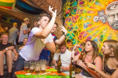 Drunken Monkey Pub Crawl with Open Bar & Club Entry - The Drunken Monkey Start: Open Bar, Games, and a Party Host Lead-In