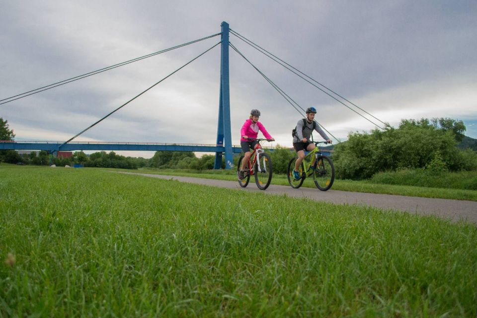 E-Bike Full-Day Trip From Prague:The Mighty Karlstejn Castle - The traffic-free route out of Prague: paths, forests, and river air