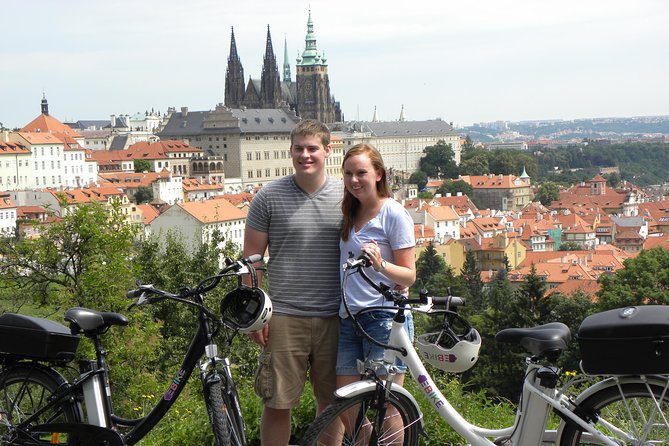 Ebike Prague Tour - Chotek Gardens and Novy Svet: gardens and small streets with big sightlines
