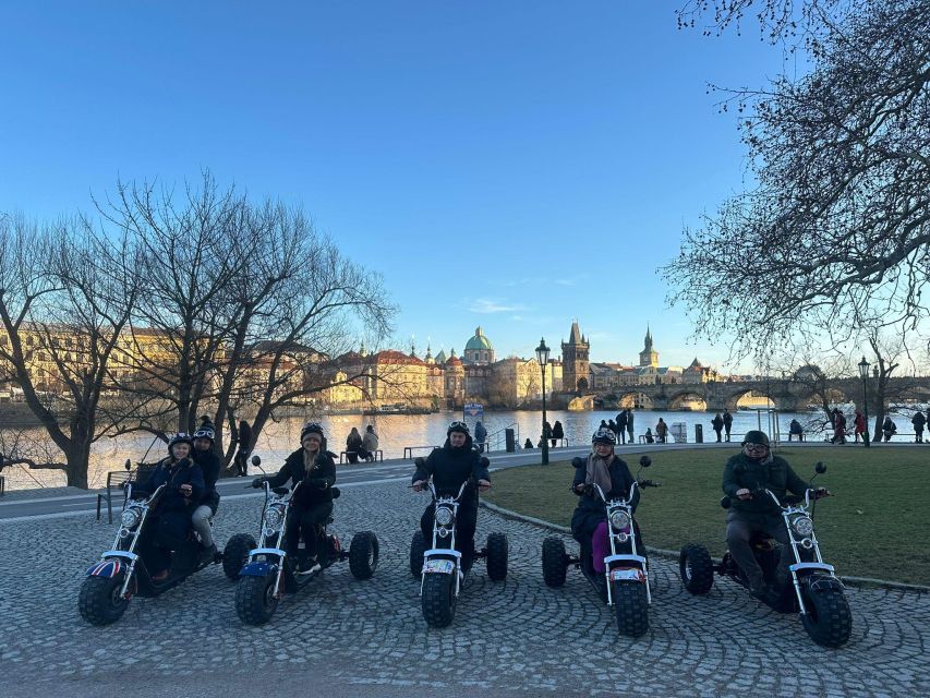 Electric Trike Sunset Prague Tour - Old Town Square finish: how the pieces click together