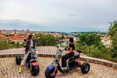 Electric Trike Tour in Prague - City Sightseeing & Fun Riding - Prague Metronome and the 5-Bridges View: Learn While You Look