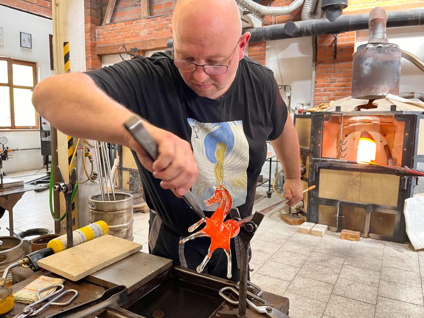 From Prague: Bohemian Glass Crystal Private Tour with Lunch - Novotný Glass Studio and Novotný Glass Museum: where skill becomes visible