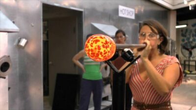 Glass blowing in Prague - The Part You Control: Helping Shape Your Own Glass