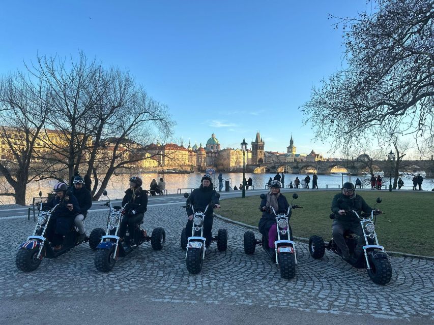 Grand City Tour on Electric Trike in Prague - Live Guided - From Franz Kafka Museum (outside) to Rudolfinum (outside)