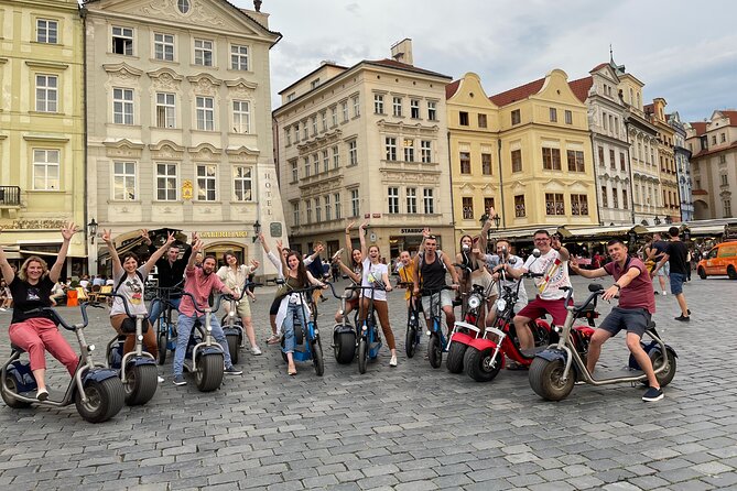 Guided sightseeing e-scooter tour of Prague: 2 hours - Getting set up: 15 minutes of training and a helmet you actually use