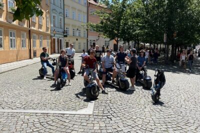 Guided sightseeing e-scooter tour of Prague: 2 hours - Staroměstské náměstí and the Astronomical Clock quick-hit photo stops