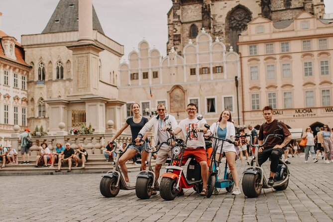 Guided sightseeing e-scooter tour of Prague: 2 hours - Strahovsky Klaster and the Petřín-area memorial: architecture and meaning