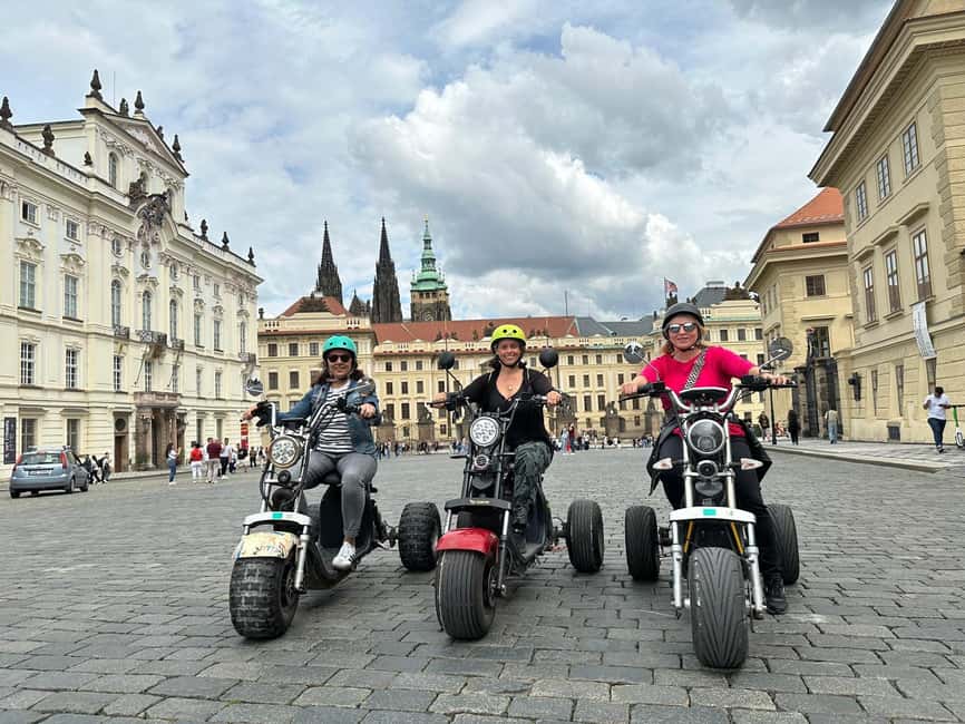 Heart of Prague tour on Tricycle electric scooter - Why a Tricycle Tour Works So Well in Prague