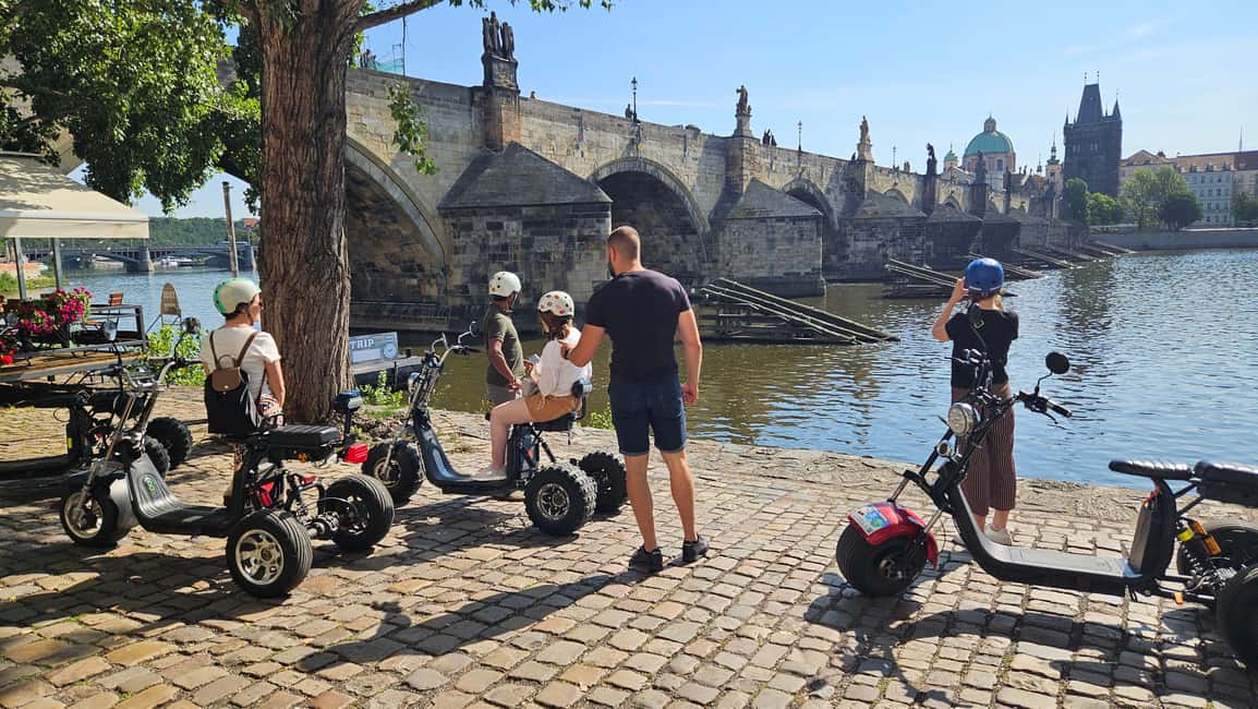 Heart of Prague tour on Tricycle electric scooter - John Lennon Wall: Street Art History You Can See Up Close