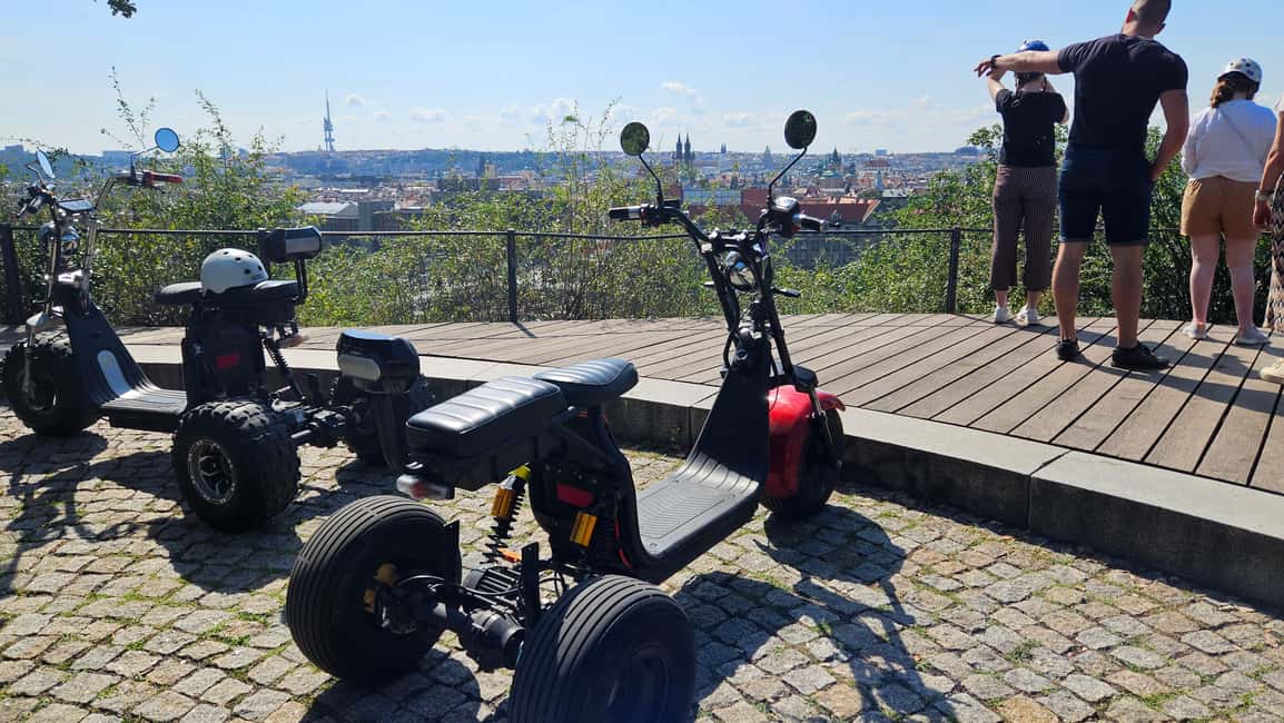 Heart of Prague tour on Tricycle electric scooter - Prague Castle Area: Covering the Biggest Space Efficiently