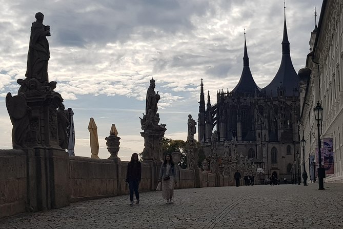 Kutná Hora and Bone church - private tour with PERSONAL PRAGUE GUIDE - St. Barbara’s Cathedral: Gothic drama with Art Nouveau-painted windows