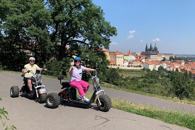 Live-Guided ️Trike-Harley️ Viewpoints tour of Prague - Stop by stop: Lennon Wall, Kampa Park, and Charles Bridge viewpoints
