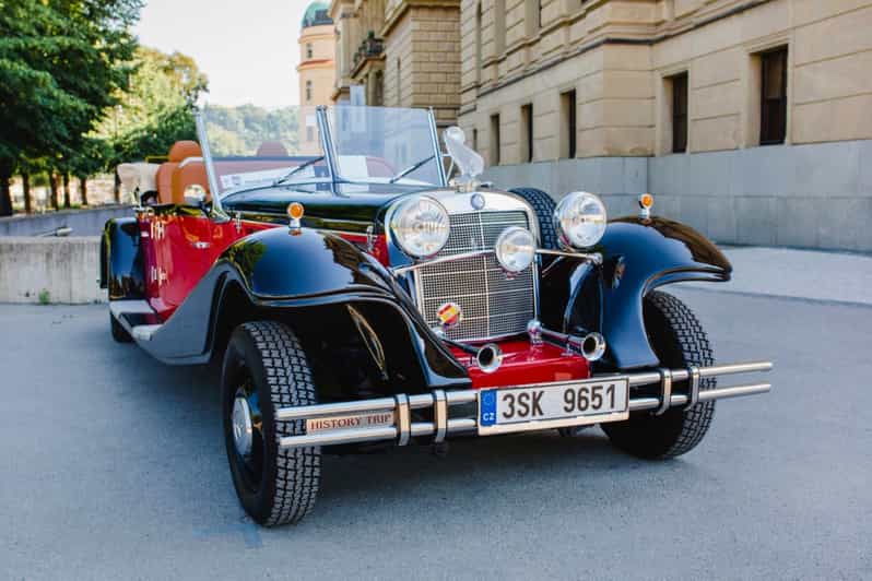 Prague: 120min Private Tour in Vintage Car, up to 6people! - Old Town monuments: Estates Theatre, Gothic churches, and the Royal Route