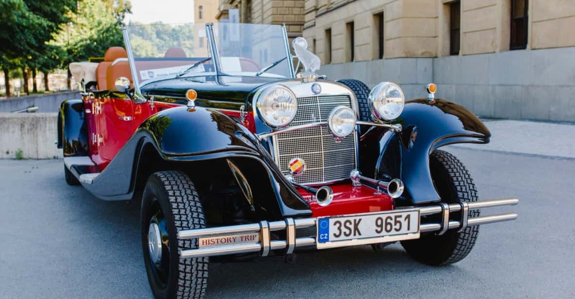 Prague: 120min Private Tour in Vintage Car, up to 6people! - 2 hours in a private car: how the route actually works