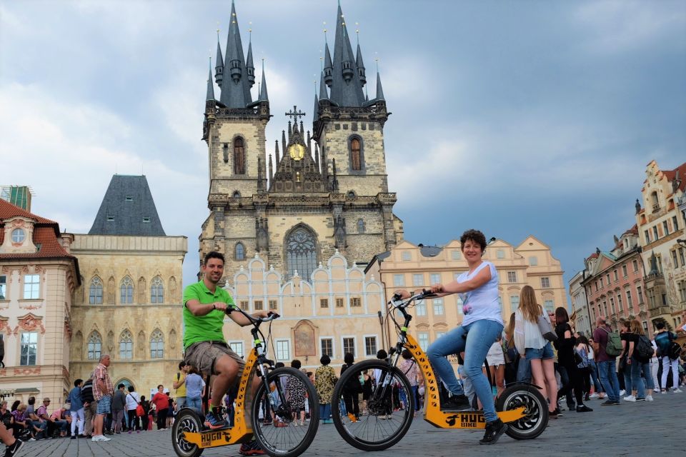 Prague: 2-Hour Old District & Riverside E-Scooter Tour - Petřín Hill and Petrin Tower: A Strong Start for Views