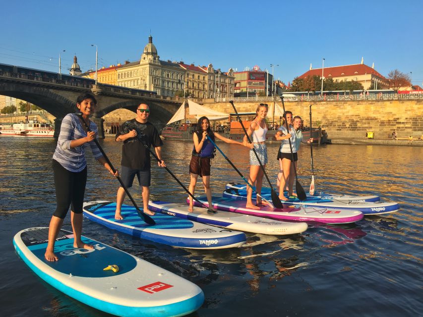 Prague: 2-Hour Paddle Boarding in the City Centre - What You See From the River: Bridges, Riverfront Buildings, and Real Stories