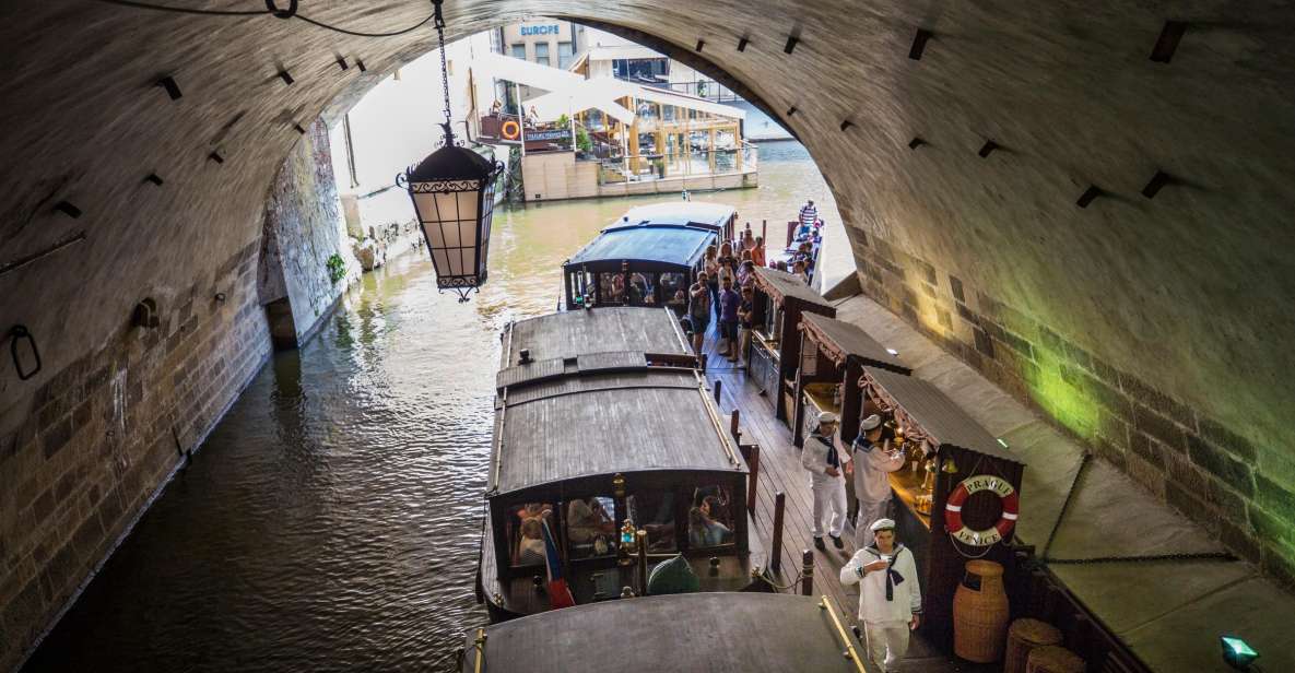 Prague: 3–Hour Castle Grounds Walking Tour and River Cruise - Charles Bridge to the water: the Vltava cruise with refreshments