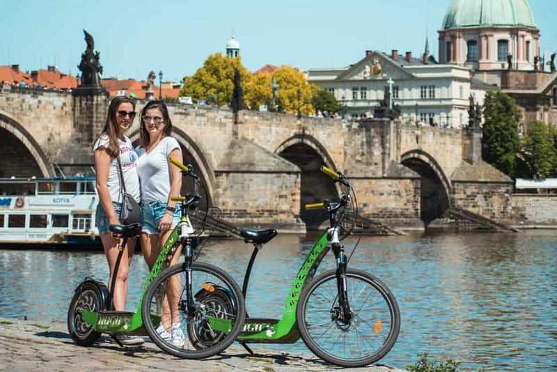 Prague: 4 Hours Grand City Tour by Segway & E-Scooter - Malá Strana + the Old Town route: John Lennon Wall to river icons