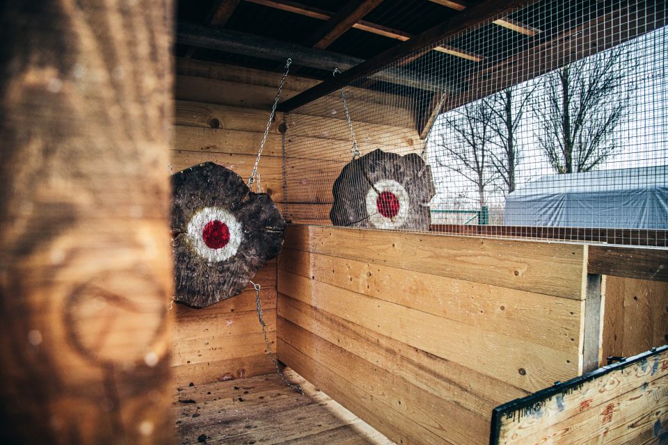 Prague: Axe Throwing Experience with Barbecue and Beer - BBQ By Your Hands: Meat Choices, Sauces, Bread, and Potatoes