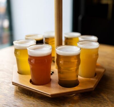 Prague: Beer Tasting and Brewery Tour - Beer Stop One at Pivovarský dům Benedict: The 8-Beer Tasting Hour