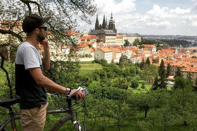 Prague Bike Tour - Stunning Viewpoints, Castle, City & Park - Royal Gardens to the New Town: moving through Prague instead of circling it