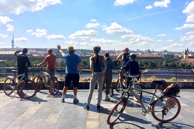 Prague Bike Tour - Stunning Viewpoints, Castle, City & Park - Petrin Park, National Theatre, and Wenceslas Square for a strong finish