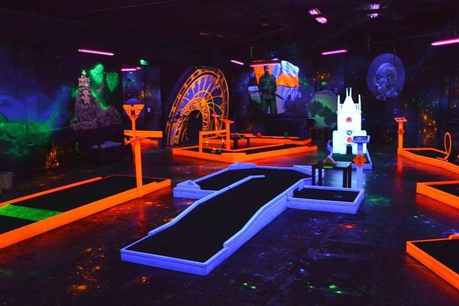 Prague Black Light Mini Golf and Games with free Drinks - Key highlights you’ll actually notice