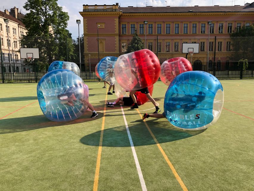 Prague: Bubbles football in city centre of Prague - Step-by-Step Session Flow: From Changing Room to First Kick