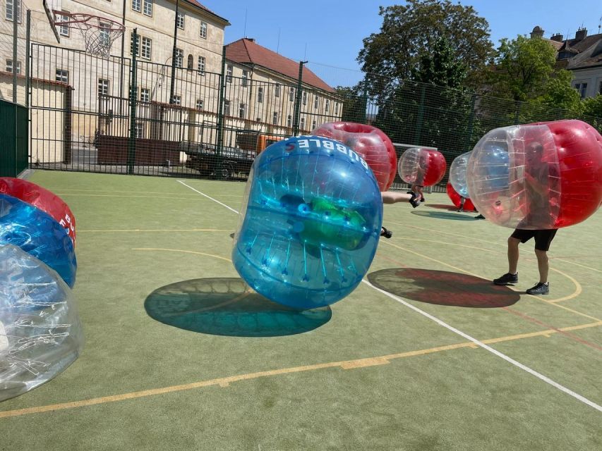 Prague: Bubbles football in city centre of Prague - Price and Value: Is $39 Worth It in Central Prague?