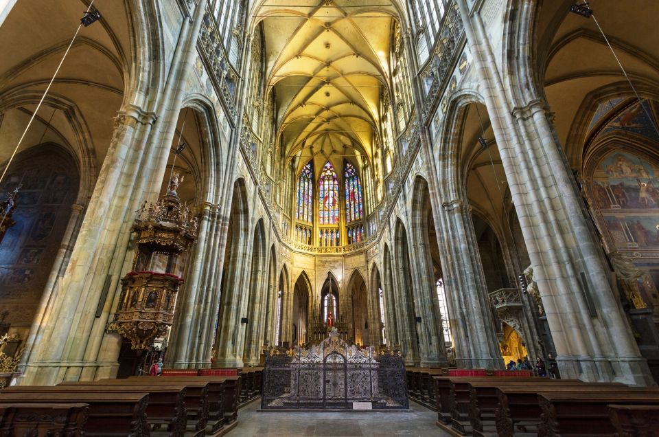 Prague Castle and St. Vitus Cathedral Private Walking Tour - Inside the Old Royal Palace: court life you can picture