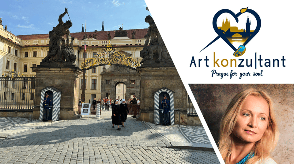 Prague Castle Interiors & Changing of the Guard-Small group - How the route feels in real life: shoes, uneven ground, and rain
