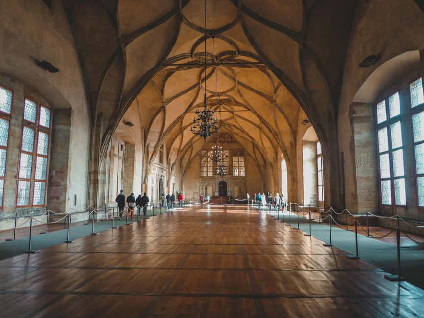 Prague Castle St. Vitus Cathedral, Royal Palace, St. George's Basilica - Old Royal Palace: Thrones, crowns, and the Third Defenestration