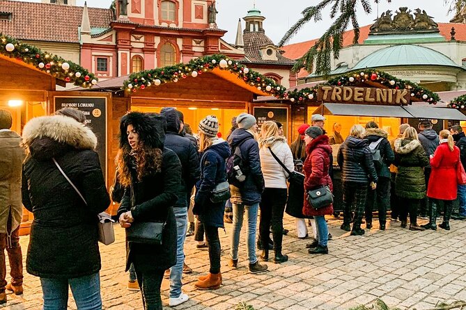 Prague Christmas Markets and Holiday Magic Walking Tour - Wenceslas Square Christmas Market: louder, broader, more options