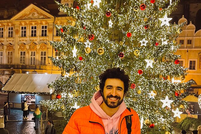 Prague Christmas Markets and Holiday Magic Walking Tour - A skyline icon in cold air: Church of Our Lady Before Týn