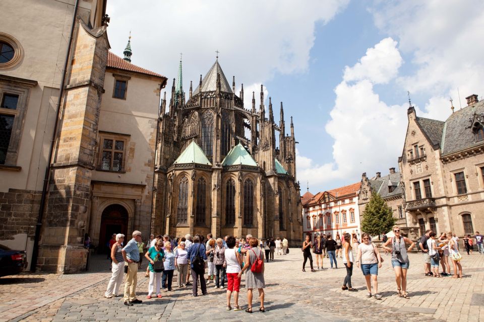 Prague City 3-Hour Tour with Changing of the Guard - Prague Castle: 2 kilometers, the Guard ceremony, and St. Vitus Cathedral